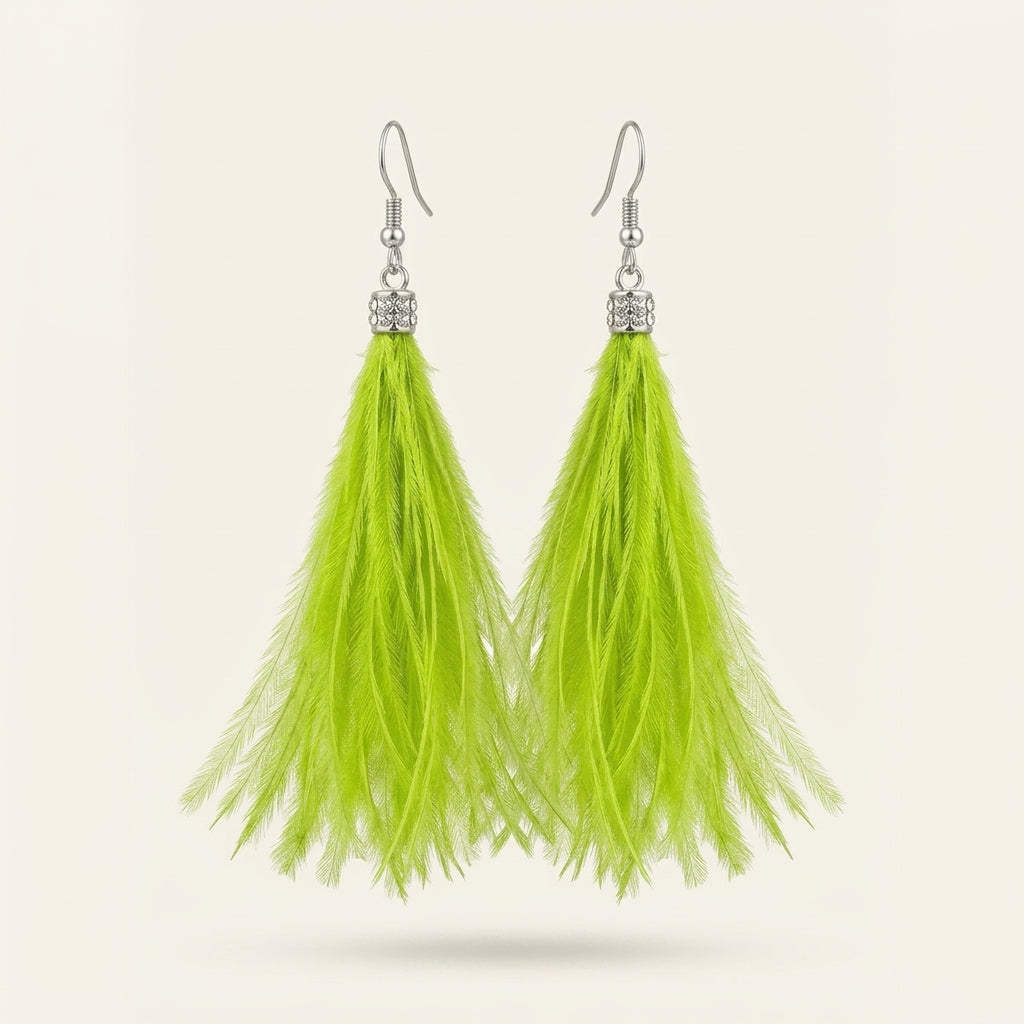 Ostrich Earrings