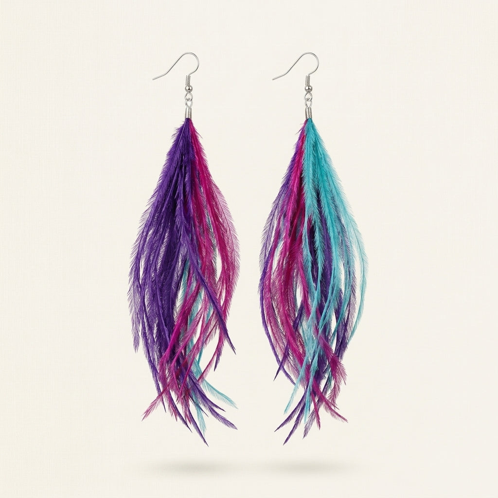Ostrich Earrings