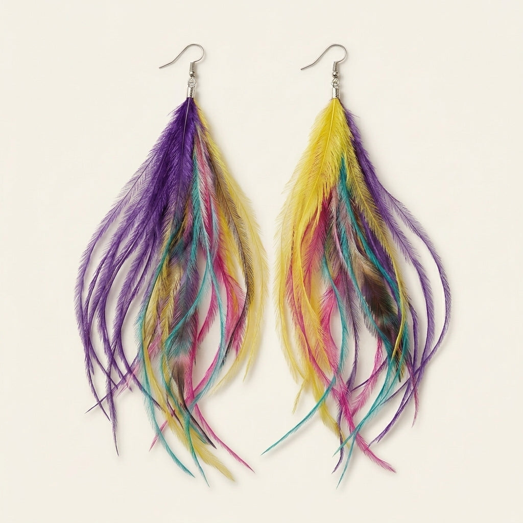 Ostrich Earrings