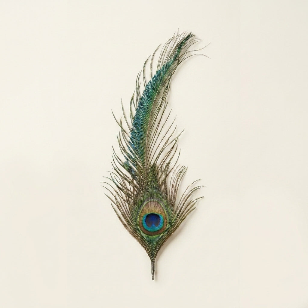 Peacock Sword & Eye Feather Hat Pin