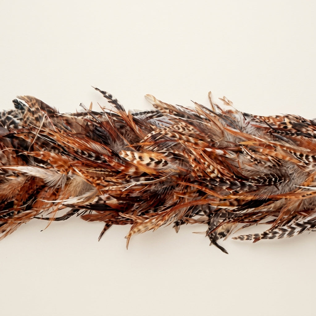 Red Chinchilla Coque Feather Boa — 100g