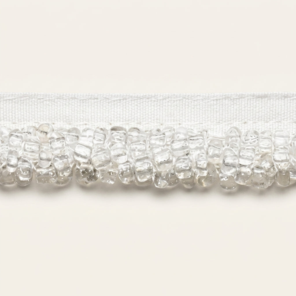 Glass Bead Trim White