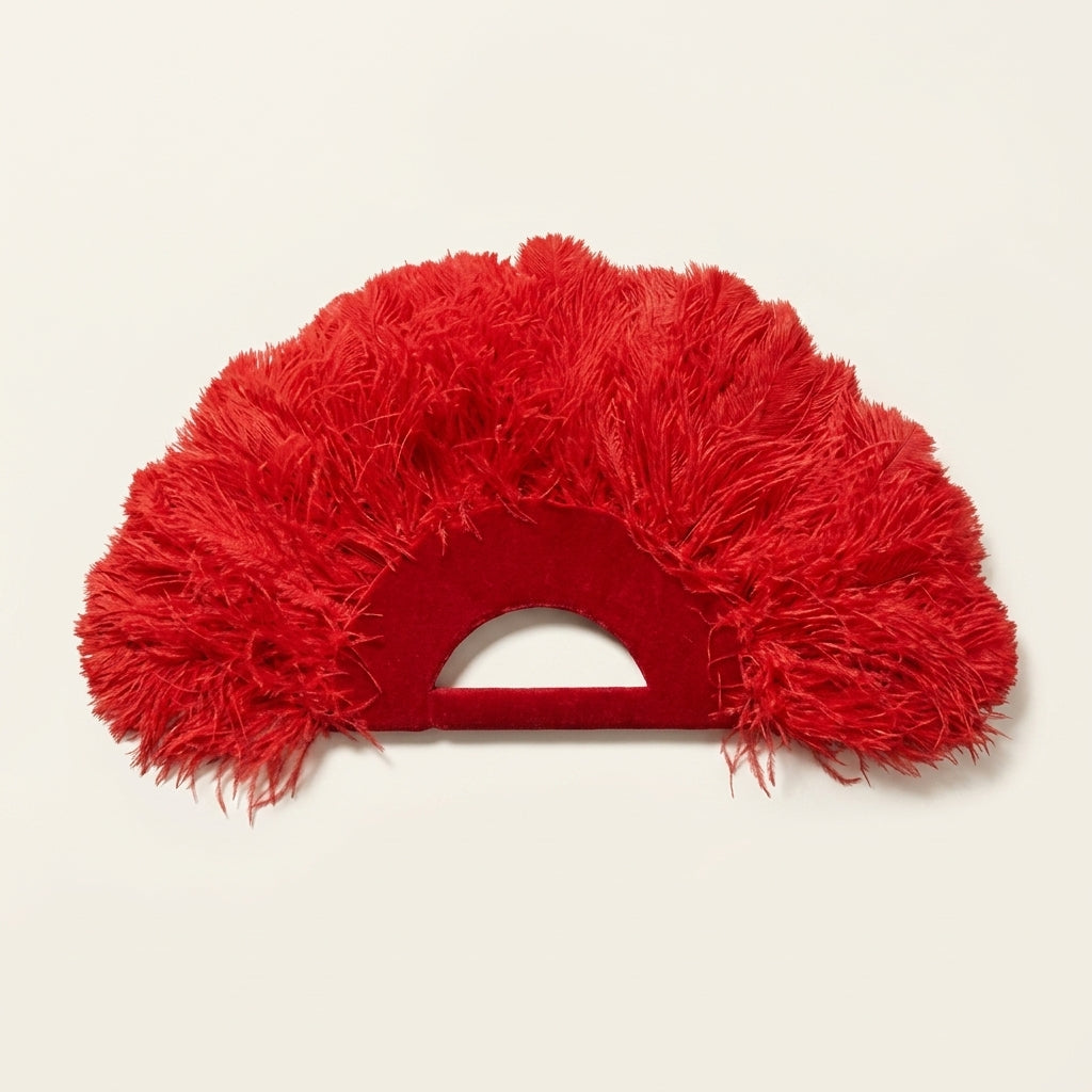 Fixed Ostrich Fan
