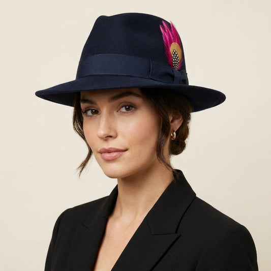 Coque Hackle, Coque Plumage & Guinea Feather Hat Pin