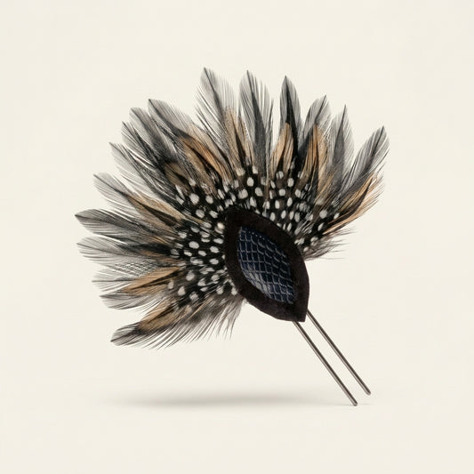 Natural Badger Hair Pin