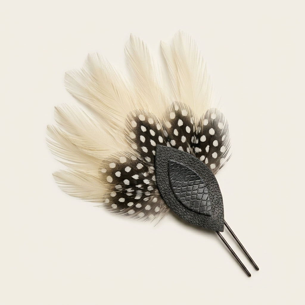 Ivory Dyed Hair Pin
