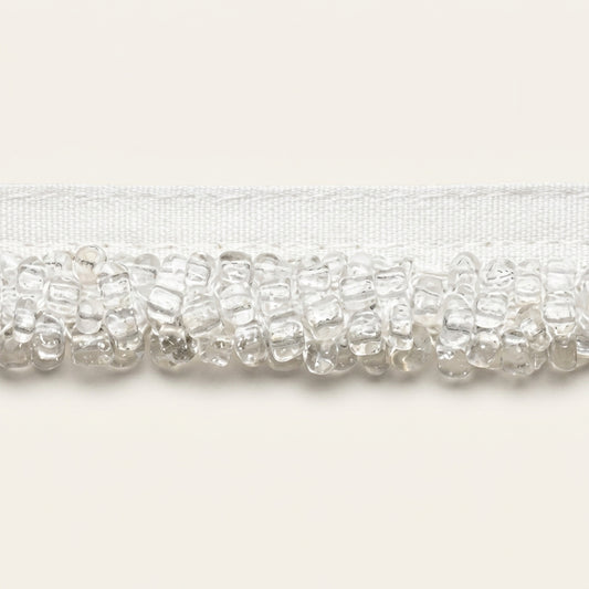 Glass Bead Trim White