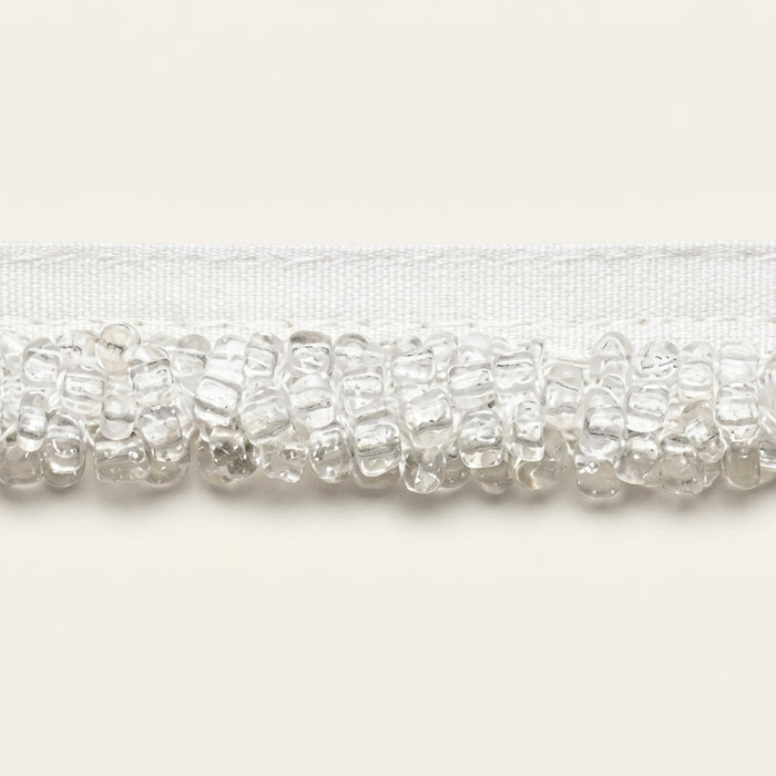 Glass Bead Trim White