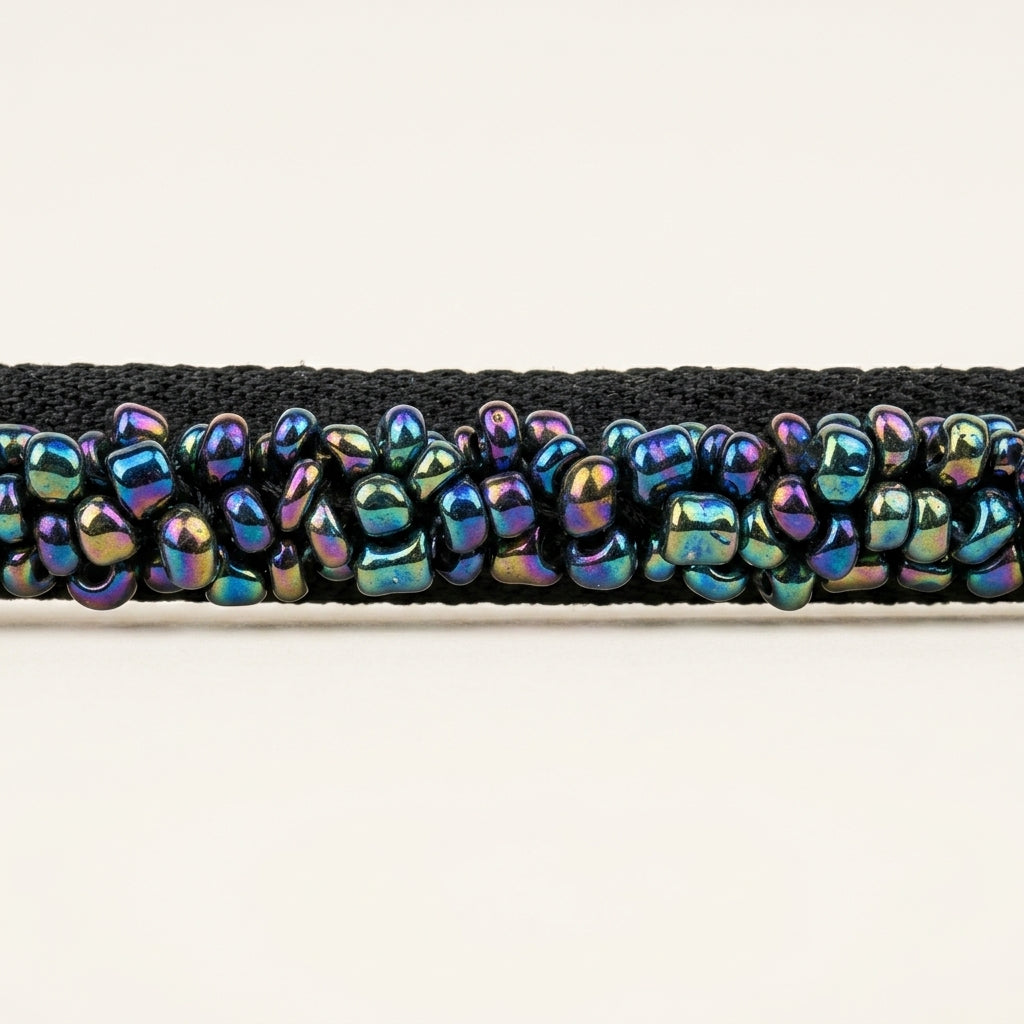 Glass Bead Trim Iridescent