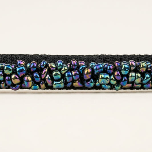 Glass Bead Trim Iridescent