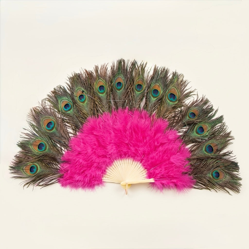 Turkey Marabou & Peacock Fan