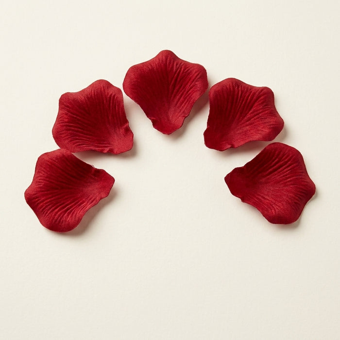 Faux Paper Rose Petals – Classic Scarlet Red