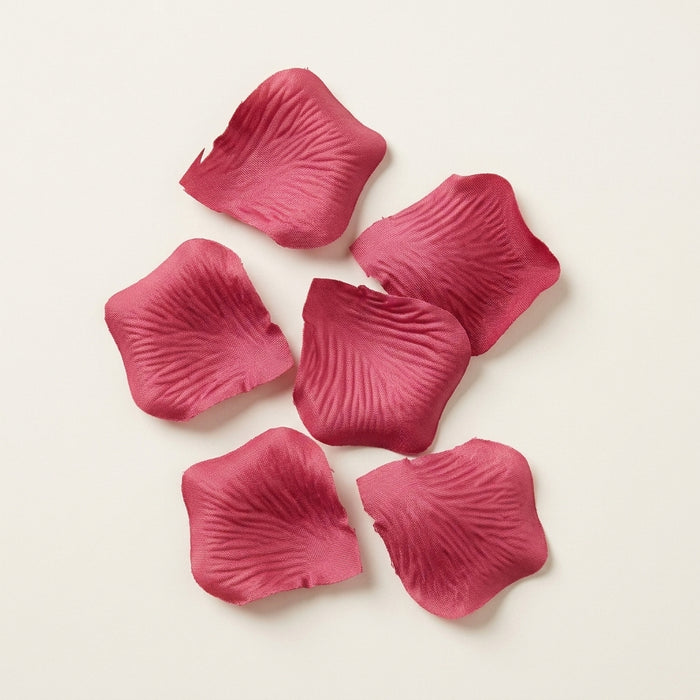 Faux Paper Rose Petals – Rose Pink