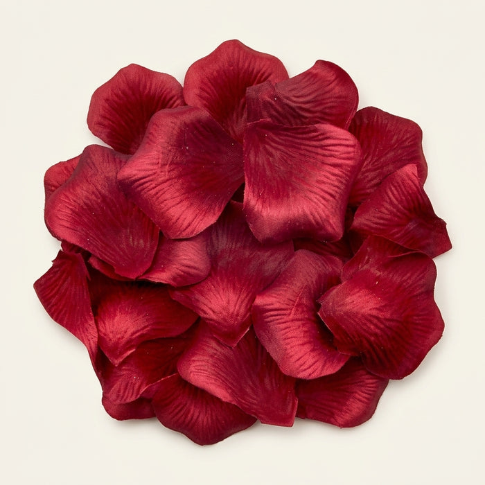 Paper Faux Rose Petals – Crimson Red