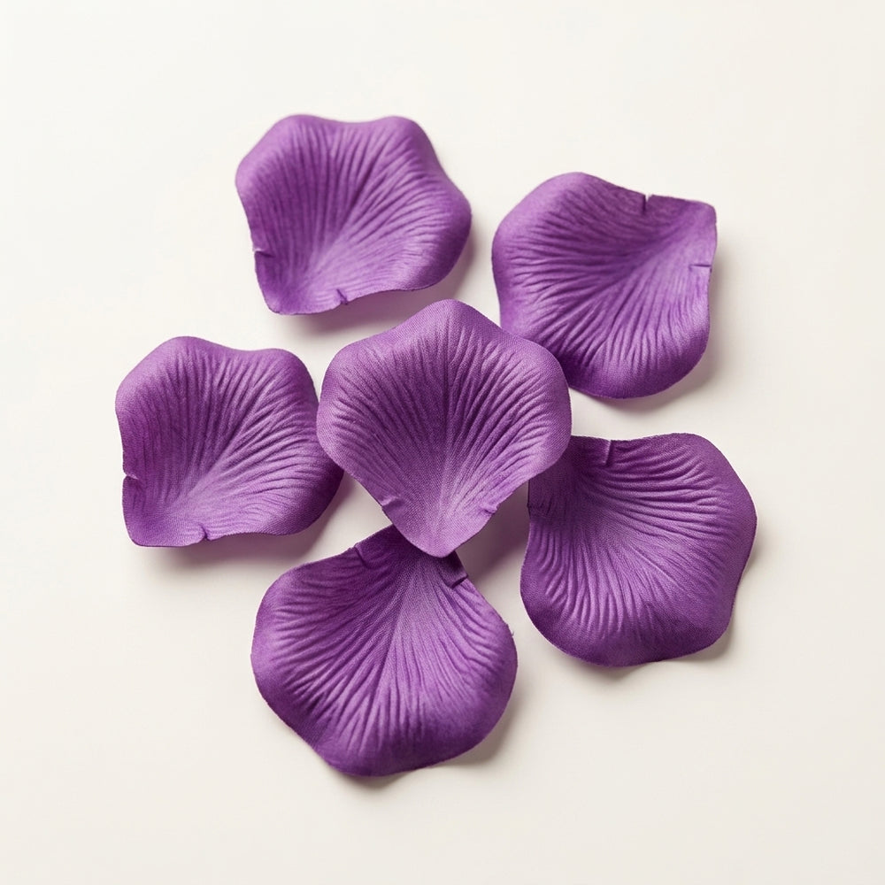Faux Paper Rose Petals – Vivid Violet