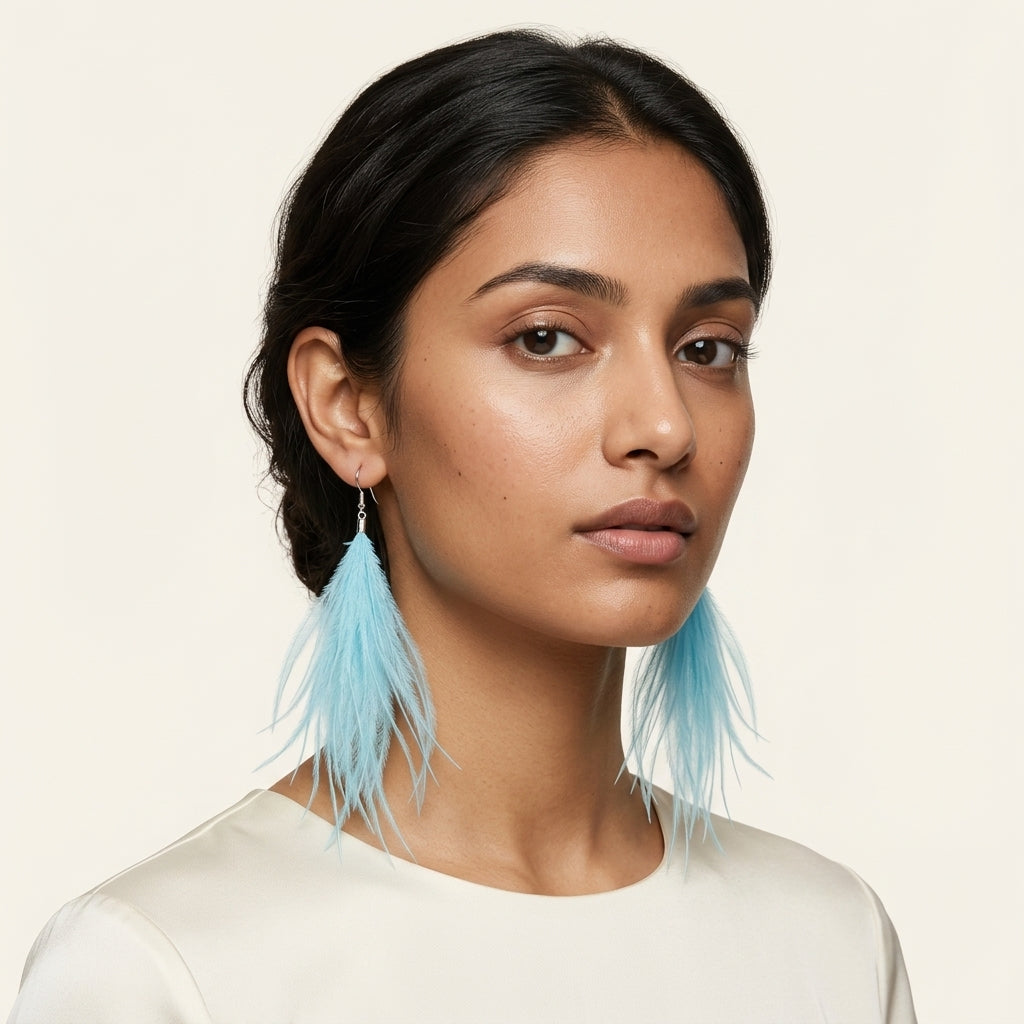 Ostrich Earrings