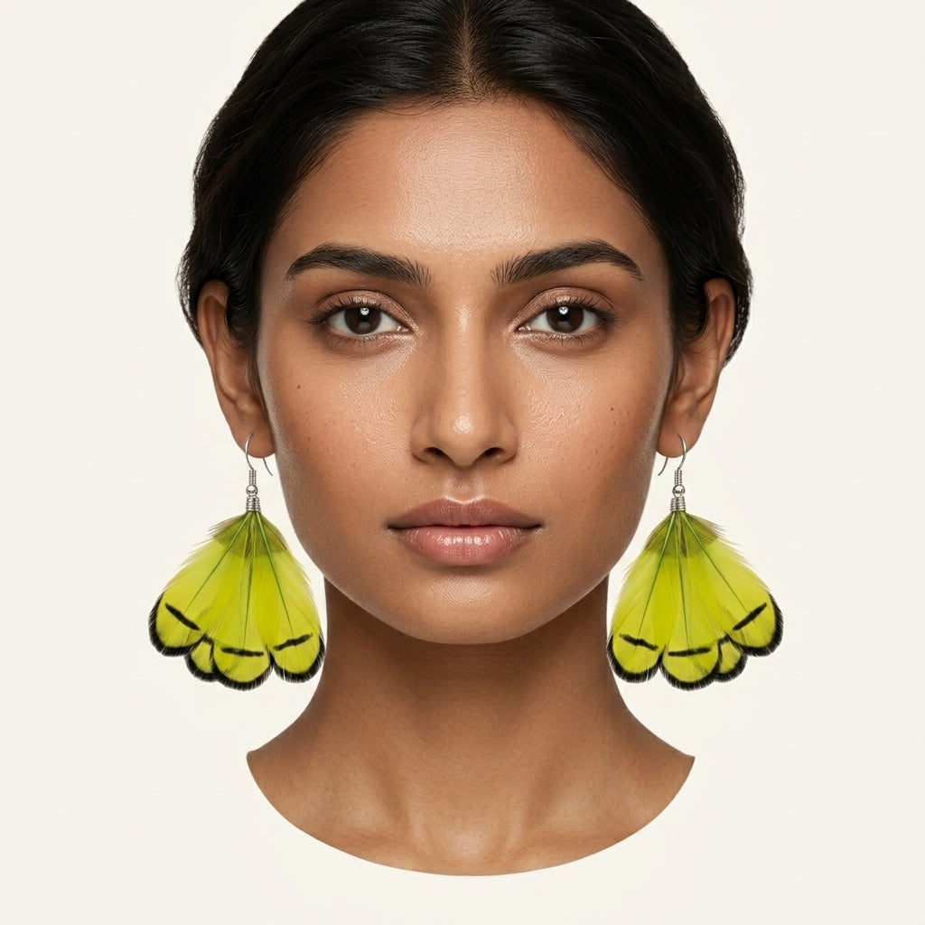 Dyed Lady Amherst Earrings