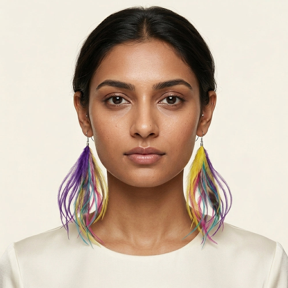 Ostrich Earrings
