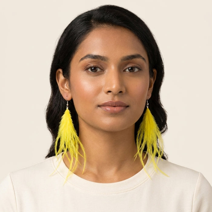 Ostrich Earrings