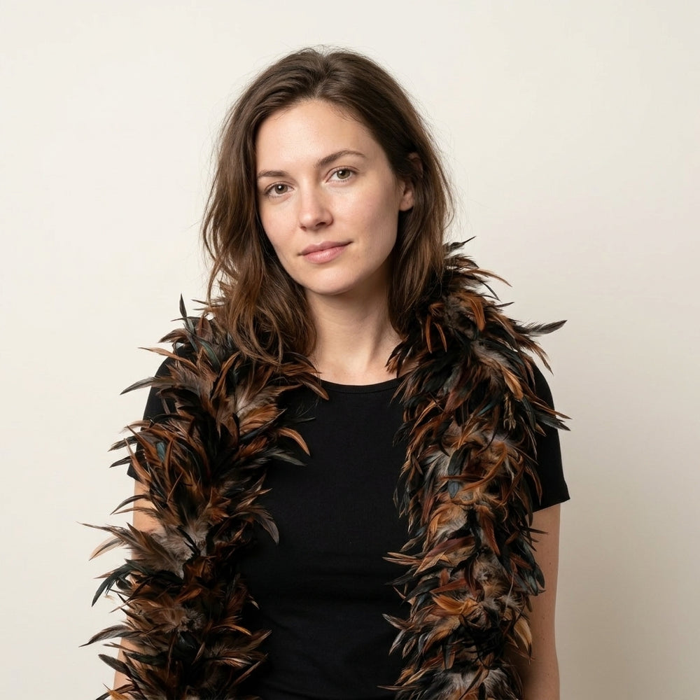 Half Bronze Coque Feather Boa — 200g