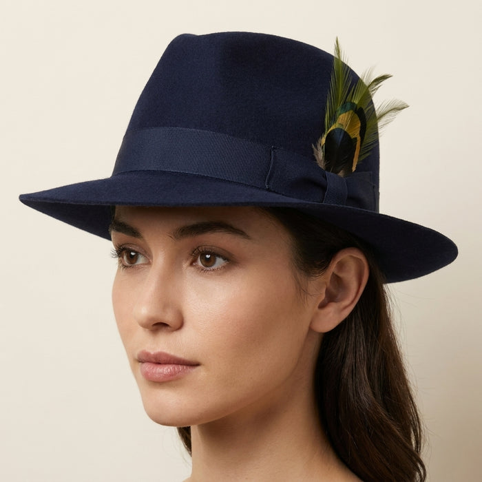 Pheasant & Hackle Feather Hat Pin