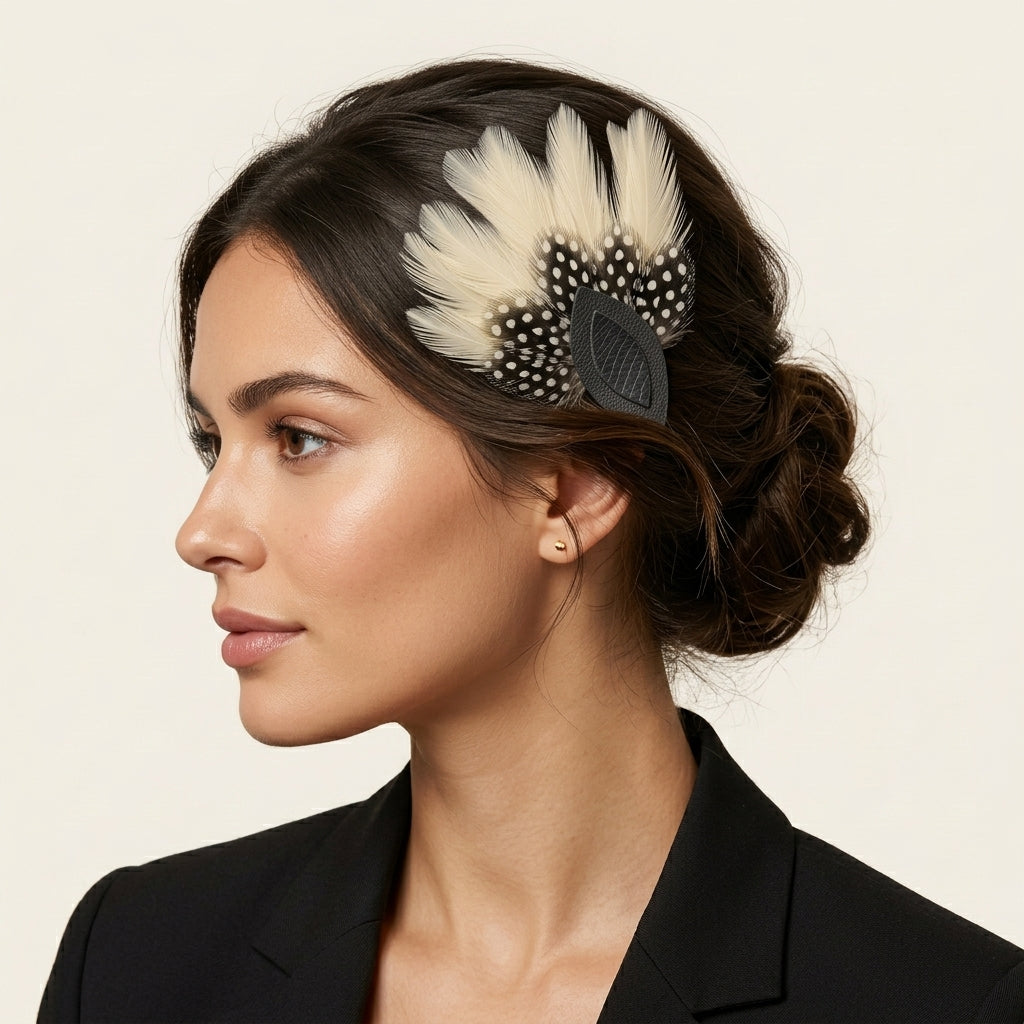Ivory Dyed Hair Pin