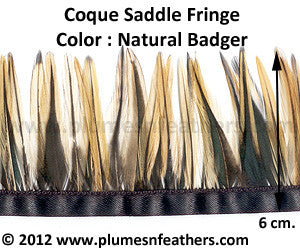 Coque Saddle Badger Fringe 6cm