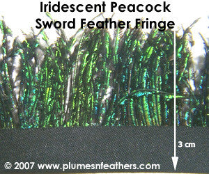 Peacock Sword Herl Fringe