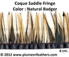 Coque Saddle Badger Fringe 6cm