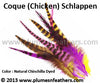 Loose Grey Chinchilla Dyed Schlappen Feathers +8” 5 Pcs.