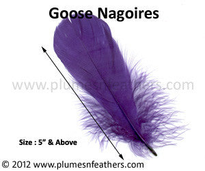 Goose Nagoires Loose Dyed 5" & Above 25 Pcs.