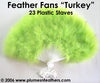 Turkey Marabou Fan 12"