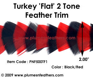 Turkey Flat Feather Trim