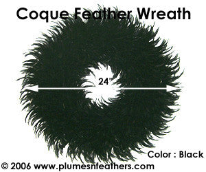 Feather Wreath Coque Saddle '7'